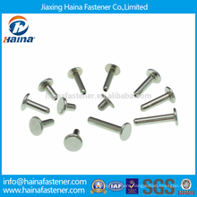 DIN6791Stock Stainless Steel Semi Tubular Rivets/Hollow Tubular Rivets